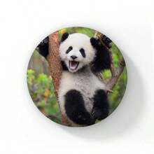 58mm Hoạt hình Dễ thương Đầy màu sắc Panda Nút Ghim Tôi yêu Panda Trái tim Trâm Cài Áo Huy hiệu Ba lô Phụ kiện Phần thưởng cho trẻ em Quà tặng bạn bè - 58mm - Xem 19