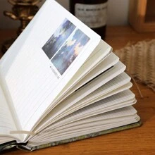 Vintage Style Hardcover Journal Notebook With Colorful Van Gogh Monet Landscape Oil Painting Illustration, Artistic EU Writing Memo Book,School Supplies,Back To School