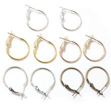 20个15-30毫米圆形耳环DIY首饰制作配件 - Earring hoops - 查看 2