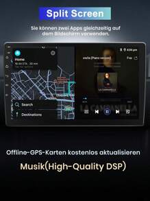 Junsun Android 12 Car Radio Stereo For Skoda Octavia 2008 2009 2010 2011 2012 2013 Built-In CP Android Auto 10 Inch Touch Screen 2GB RAM 64GB ROM With GPS Navigation DSP