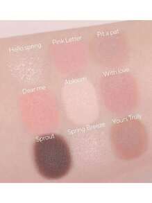 HOLIKA HOLIKA My Favorite Mood Eyeshadow Palette (#11 Spring Letter) | Smooth & Vibrant | Matte & Natural, 9-Color Eyeshadow Palette, Matte & Shimmer Finishes, High-Pigment Eyeshadows, Long-Lasting Eyeshadow Palette, Easy-To-Blend Neutral Eyeshadow Set, 3D Embossed | Korean Cosmetics | 7.9g/0.27oz - #11 THƯ TỪ MÙA XUÂN - Xem 5