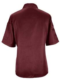 女士纯色立领厨师夹克