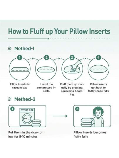 1pc Wit Kussen Insert, Full Size Renewable Fiber Filler, Bed, Sofa, Living Room, Bedroom, Office, ative Pillow, Bed Car Support view 3