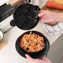 Herramienta de desmenuzar pollo, máquina de triturar y separar carne de pechuga, moler carne de pollo, cerdo y res, con tapa, para herramientas de cocina de verduras - Multicolor - Ver 3