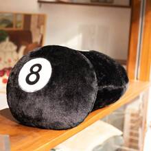 ZctmYBH+ Black Billiards 8 Ball  Pillow, Home Decoration Pillows - 50公分 - 查看 3