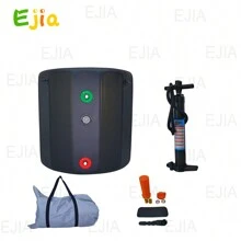 100cm Round Ice Bath Cold Plunge Tub | Inflatable Ice Bath Tub For Athletes | Water Chiller Compatible| Long-Lasting Insulation | 125 Gallon Cold Bath Tub For Cold Water Therapy With Lid | Outdoor & Indoor - màu đen - Xem 4