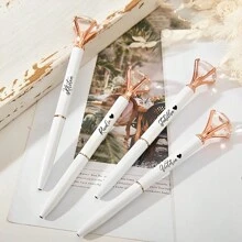 1pc Minimalist Personalized Diamond Pen, Party Gift, Study, Work, Custom Name Ballpoint Pen, Maggie Christmas Gift