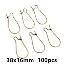 100入耳環鉤耳線耳飾配件 DIY珠寶手工配件 - Earring hoops - 查看 8