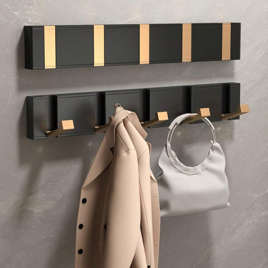 1 Móc Treo Tường Gấp Gập Chịu Lực Cao - Tiết Kiệm Không Gian - Đa Năng Treo Áo Khoác, Khăn Tắm, Chìa Khóa & Quần Áo - Dễ Dàng Lắp Đặt Cho Phòng Tắm, Cửa Sau & Tủ Quần Áo, Thích Hợp Để Treo Túi Của Anh Ấy, Móc Treo Đồ, Sở Thích, Mối Quan Hệ, Kệ Treo Tường, Móc Treo Tường, Keo Dán, Móc Cửa, Nhãn Dán Tường, Phụ Kiện Phòng Tắm, Dụng Cụ Phòng Tắm