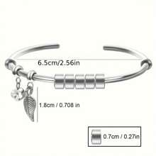 Customized Women's Tree Leaf Bracelet With April Birthstone White Crystal, Personalized Engraved Name & Date, Gold/Silver Stainless Steel Bohemian Elegant Bracelet, Mother's Day Gift