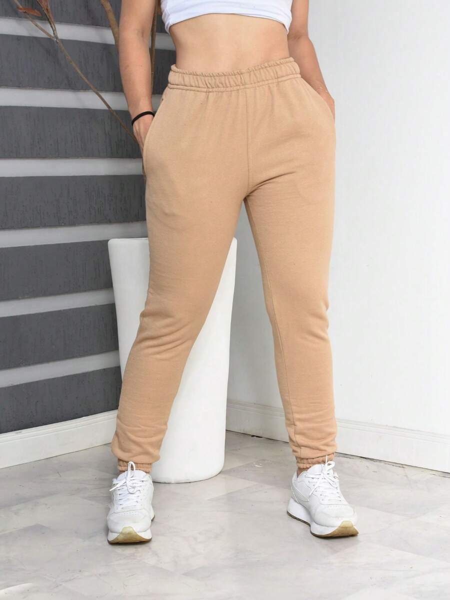 WOMEN'S FLANNELLED SWEATPANTS - 查看 1