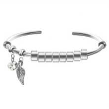 Customized Women's Tree Leaf Bracelet With April Birthstone White Crystal, Personalized Engraved Name & Date, Gold/Silver Stainless Steel Bohemian Elegant Bracelet, Mother's Day Gift