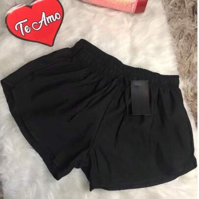 short tactel feminino casual  saida de praia corrida shorts academia shortinho caminhada promoção