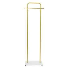 Gold/White Clothes Rack With Shelf, Gold Clothing Racks For Boutiques, Free-Standing Garment Rack For Hanging Clothes,Gold Coat Rack, Small Metal Clothes Rack Heavy Duty, Industrial Clothing Rack Gold - 金色 - 查看 11