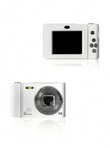 4K Digital Camera, High Pixel High Definition Selfie, Mobile Uploadable, Student/Travel Photography, Entry-Level, Retro CCD, Suitable For Outdoor, Indoor, Retro Atmosphere Photography - Camera + 8G Memory Card - View 5