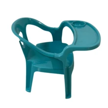 Portable Eating Table Chair For Babies And Children 2 In 1 - Mint Green - View 4