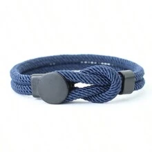 51Luckind Men Rope Bracelet Hand Leisure Accessories 4mm Cord Bracelet Gift For Husband Boyfriend Cool Biker Matching Bracelet - Men's Personalized Bracelet - View 12