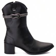 Western Country Women's Boiadeira Pointed Toe Boot - 黑色 - 查看 1