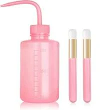 3pcs Eyelash Extension Kit - 150/250/500ml Plastic Eyelash Cleanser, Tattoo Wash Bottle, Nose Blackhead Face Cleansing Shampoo Brush For Eyelash Extension - Multicolor - View 9