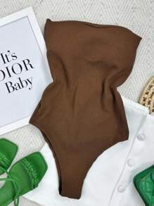 SHORT-FIT BODY WITH SEXY BULGE - Coffee Brown - View 1