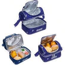 Jasminestar Trẻ Em Túi Đựng Đồ Ăn Trưa Cách Nhiệt Bento Túi Làm Mát Hai Ngăn Làm Mát Cho Bé Trai Bé Gái Có Dây Đeo Có Thể Điều Chỉnh Túi Đựng Đồ Ăn Trưa Du Lịch - Nhiều màu - Xem 6