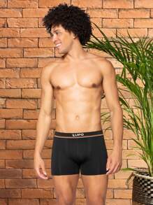 Kit 10 Boxer Briefs Lupo Original Box Men's Microfiber - Multicolor - View 6