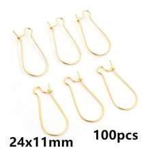100入耳環鉤耳線耳飾配件 DIY珠寶手工配件 - Earring hoops - 查看 24