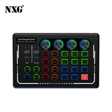 Mezclador de audio profesional NXG compatible con PC, portátil, teléfono inteligente, grabación de juegos, transmisión en vivo, micrófono de condensador para estudio de video - Multicolor - Ver 9