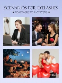 GROINNEYA 5 Cặp Lông Mi Manga Lông Mi Giả Lông Mi Anime Lông Mi Giả Mở Rộng Tự Nhiên Lông Mi Giả Đôi Dụng Cụ Trang Điểm Cosplay (5-S1) Lông Mi Dải, Lông Mi, Lông Mi, Lông Mi Giả - màu đen - Xem 8