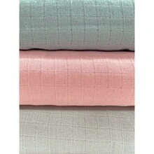 Fabric Roll 10 Meters Double Checkered Diaper - 160g/M2 100% Cotton Baby And Crafts - trắng - Xem 6