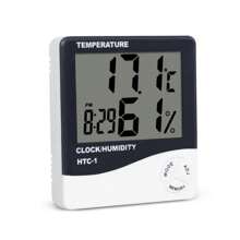 Termo Higrometro Medidor Temperatura Umidade Sensor Externo - Multicolorido - Visão 10