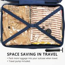 6 Pack Vacuum Storage Bags Space Saver Bags Vacuum Seal Bags , Space Bags, Vacuum Sealer Bags For Clothes, Comforters, Blankets, Bedding Home Travel Organizer