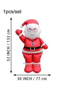 1 Stück riesiger 52-Zoll stehender Weihnachtsmann Ballon