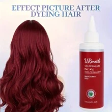 天然假发染发膏半永久性染发产品万圣节持久理发沙龙家用草本染发膏（仅适用于假发） - 顏色 - 查看 8