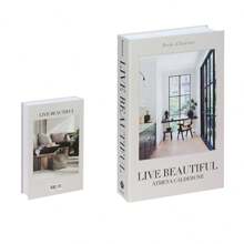 1 件/2 件/3 件/4 件现代仿英文书道具、家居装饰品、创意展示书