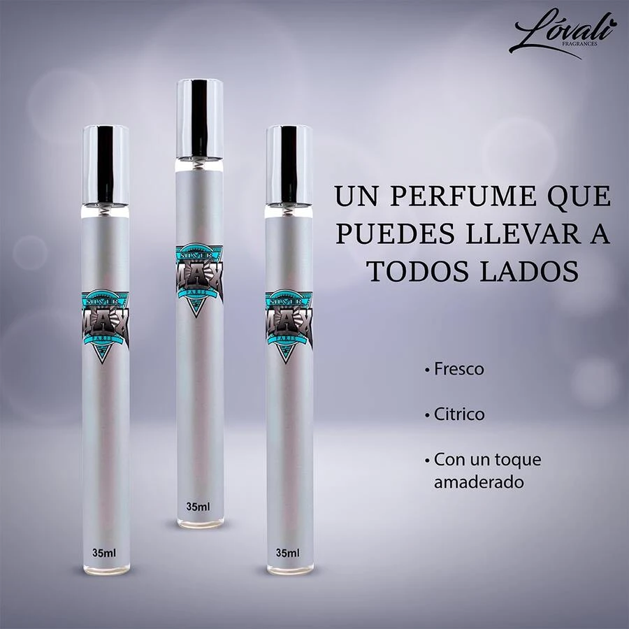 LOVALI SILVER MAX 35ML WOODY Scented Men's Perfume, Small And Exquisite, Easy To Carry As A Gift, Small Men's Perfume - 銀色 - 查看 1
