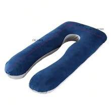 1 件 U 型水晶天鹅绒孕妇枕、身体枕、放松枕、床上用品、家居