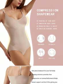 Shapewear de una pieza para mujer para levantar las caderas, levantador de barriga, realce del busto, shapewear de corsé de alta elasticidad y piel amigable, faja reductora de postparto