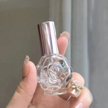 3pcs 10ML Rose Flower Glass Spray Perfume Bottles, Empty Glass Bottles For Perfume Decanting, Portable - Bottle - View 7