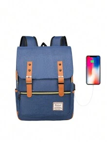 Bộ 3 Balo Trở Lại Trường Balo Cổ Điển Cơ Bản Dung Tích Lớn Nhiều Món & Túi Đeo Chéo & Túi Cầm Tay Ngăn Đựng Máy Tính Xách Tay & Cổng USB Túi Đi Học Balo Đa Năng Đơn Giản Thường Ngày Balo Đi Học Bằng Nylon Màu Trơn Có Dây Đeo Có Thể Điều Chỉnh & Nhiều Ngăn Túi Đựng Sách Túi Có Nắp Nhẹ Di Động Dành Cho Học Sinh Tốt Nghiệp & Thanh Thiếu Niên & Bé Trai Hoàn Hảo Cho Hoạt Động Ngoài Trời & Du Lịch & Trung Học Cơ Sở & Trung Học Phổ Thông & Đại Học & Công Việc & Đi Làm - Màu xanh lam - Xem 3