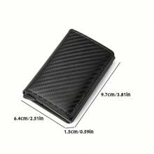 Men's Slim Magnetic Wallet Pop-Up Card Holder RFID Blocking Minimalist Business Credit Card Wallet With Money Bag Large Card Capacity Metal Card Case For Men Wallet Mini Wallet Purse Wallet RFID Wallet - Multicolor - View 7
