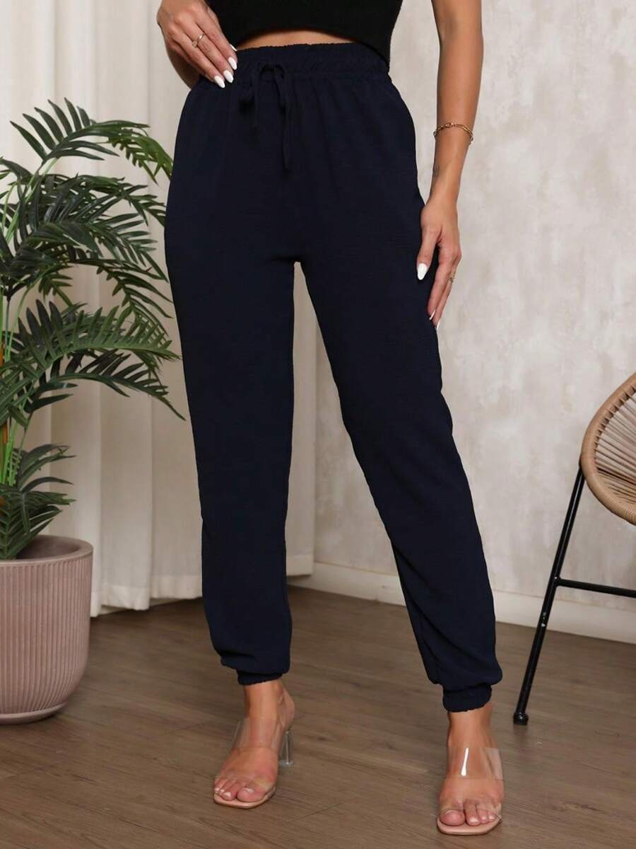 WOMEN'S DUNA JOGGER PANTS - 藏蓝色 - 查看 1