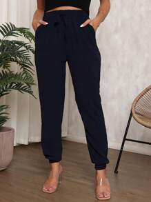 WOMEN'S DUNA JOGGER PANTS - 藏蓝色 - 查看 2