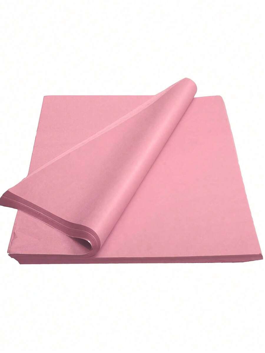 10/30/100 纯色纸巾 - 粉色包装纸，散装，适用于婚礼、生日、DIY 项目、万圣节、圣诞节包装、手工艺品装饰 - 彩色 - 查看 1
