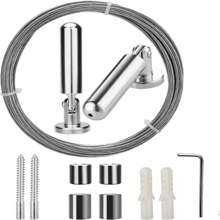 5M Curtain Drapery Drape Wire Rod Sets Adjustable Clothesline Tensioner Curtain Accessories For Window Decoration Bath Hardware - Red - View 9