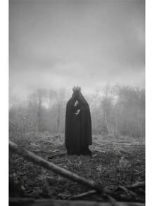 1 件万圣节黑暗学院派艺术黑死病海报印刷品适用于客厅家居装饰北欧哥特式恐怖女巫帆布画墙画无框架 - 彩色 - 查看 23