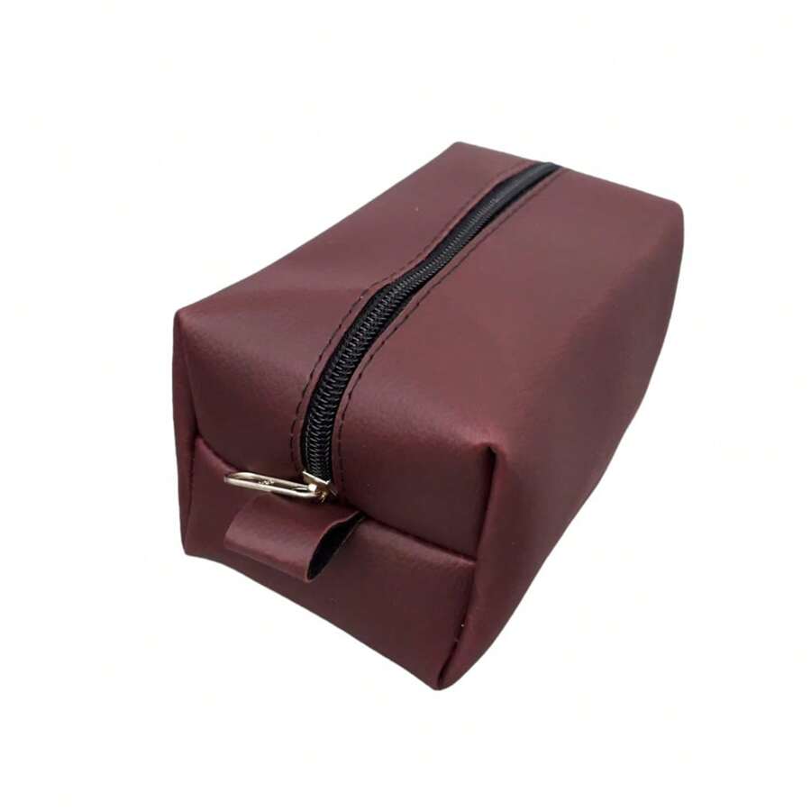 Spacious Unisex Toiletry Bag Holder Travel Objects And Makeup Tools - Màu Đỏ Sâu - Xem 1