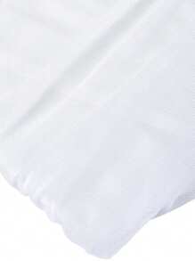 白色网眼紧身胸衣上衣、露肩露背紧身胸衣短款上衣、多层紧身吊带背心、露脐外套、万圣节纯色紧身胸衣 - 白色 - 查看 6