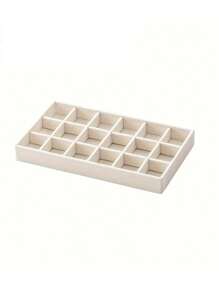 1pc 72 Grid Jewelry Drawer Storage Box, Clear Acrylic Jewelry Organizer For Earrings, Necklaces, Rings, Modern Style, With Dividers, Plastic Lockable Jewelry Box, Suitable For Travel, Desktop, Women's Jewelry Storage, Elegant 72-Slot Jewelry Organizer: Three-Layer Drawer Storage Box, Classified Accessory Stand - Clear And Space-Saving