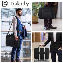 Laptop Bag 17.3 Inch Laptop Briefcase Large Waterproof Laptop Case For Men Women Business Office Work Computer Bag 17 Inch Adjustable Shoulder Messenger Bag - 黑色 - 查看 2